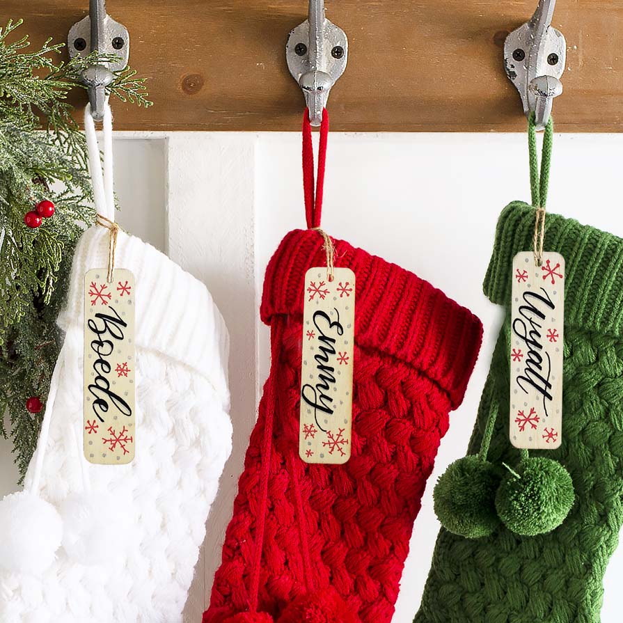 Custom Christmas Stocking Tags